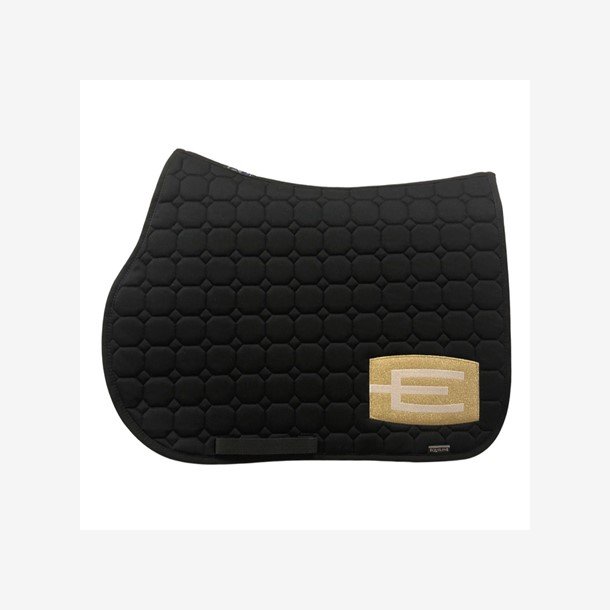 by Equality Line Springunderlag Octagon Black/Gold Glitter/White