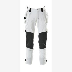 Mascot Bukser aft. hngelommer STRETCH Hvid