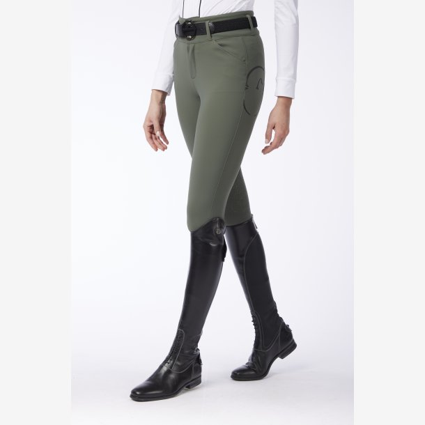 Vestrum Ridebukser Kngrip High Waist "Molveno V Kneegrip" Sage Green