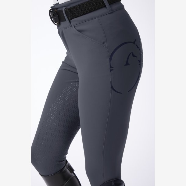 Vestrum Ridebukser Fullgrip High Waist "Molveno V Fullgrip TK" Dark Grey