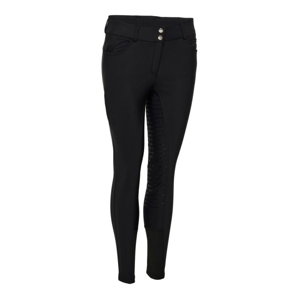 Equipage Ridetights Fullgrip "Janet Softshell" Sort