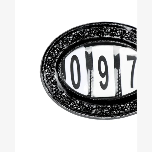 BelliNoxx St�vnenummer "Kendall" Black Glitter