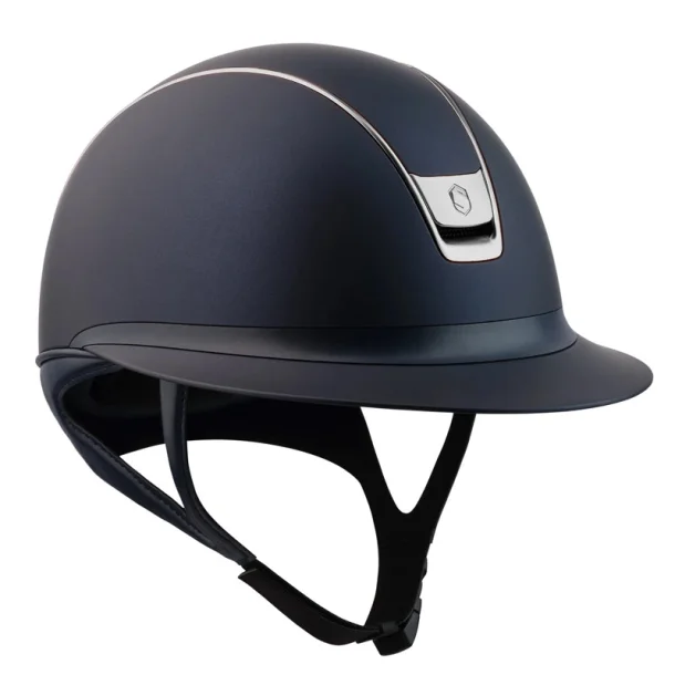 Samshield Ridehjelm Miss Shield 2,0 Matt"Black Chrome Blazon og trim" Navy