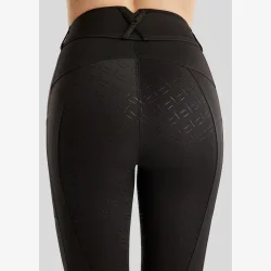 Montar Ridetights "Gloria Hybrid Pull On with Gunmetal Caviar Tape" Fullgrip Black