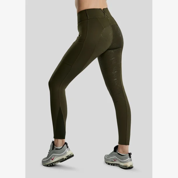 Montar Ridetights "Erica Hybrid Winter Pull On" Fullgrip Olive