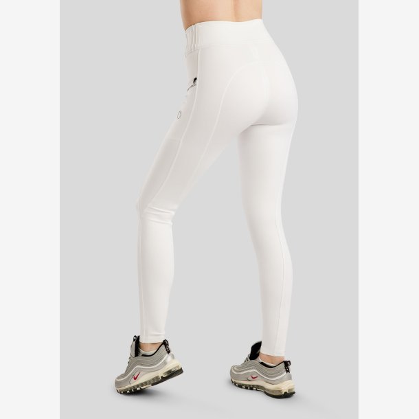 Montar Ridetights "Pearl Pintuck Pull On" Fullgrip White