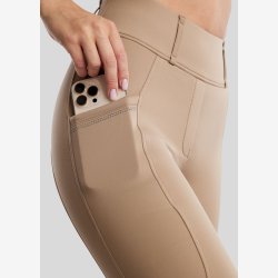 Montar Ridetights "Everlisa Pull On" Fullgrip Taupe