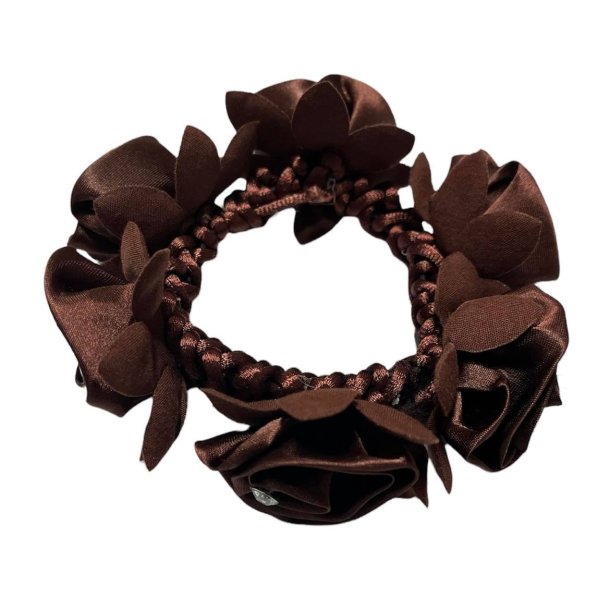 Skrlund Design Hair Scrunchie Diamond Rose Brun