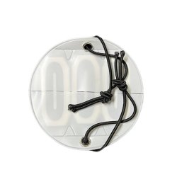 Horse Guard Stvnenummer 1 stk. Rund Hvid