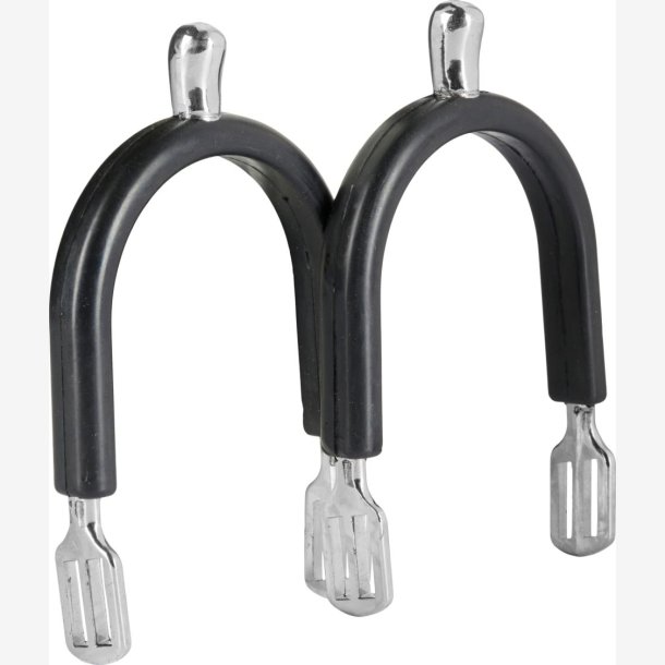 Equipage Sporer med knop, gummi og remme 20 mm.