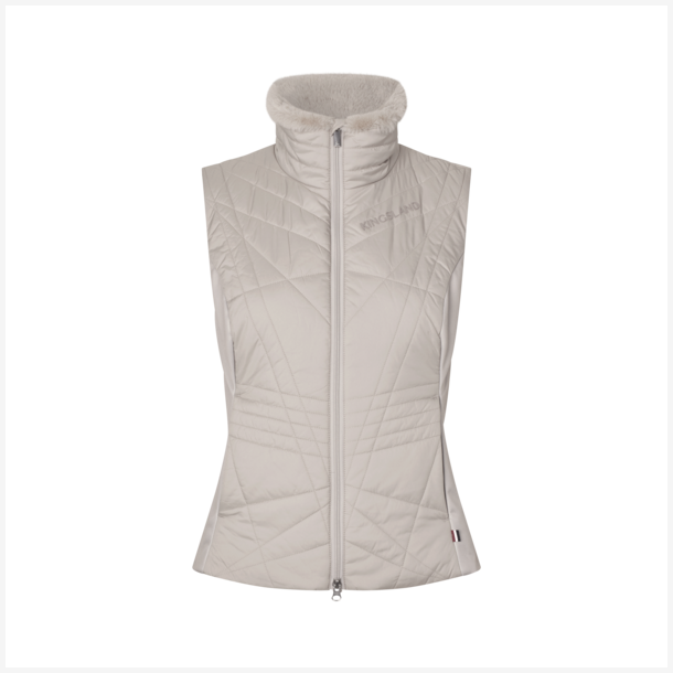 Kingsland Vest "Alba Ladies Padded Body Warmer" Beige Dove