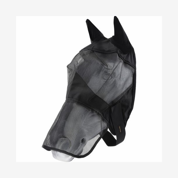 Horse Guard Fluemaske "m. Mulebeskytter" Sort