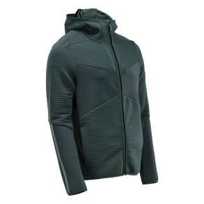 Mascot Fleecetr�je Microfleecejakke med h�tte Skovgr�n