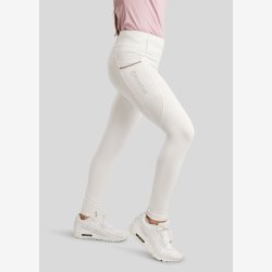 Montar Ridetights "Lila Champagne Crystal Tape JUNIOR" Fullgrip White