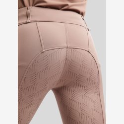 Montar Ridetights "Everlisa Champagne Crystal JUNIOR" Fullgrip Blush