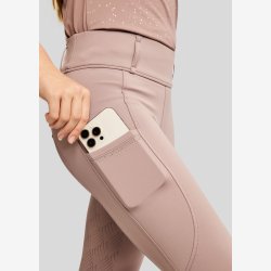 Montar Ridetights "Everlisa Champagne Crystal JUNIOR" Fullgrip Blush