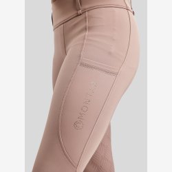 Montar Ridetights "Everlisa Champagne Crystal JUNIOR" Fullgrip Blush