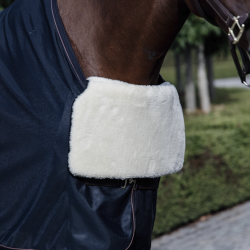 Kentucky Bib "Chest Protection Sheepskin" Natural 