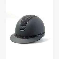 Samshield Ridehjelm Miss Shield 2,0 Matt "Crystal Leaf Top-Band  Mat Black Trim-Blaizon" 