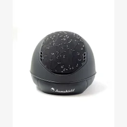 Samshield Ridehjelm Miss Shield 2,0 Matt "Crystal Leaf Top-Band  Mat Black Trim-Blaizon" 