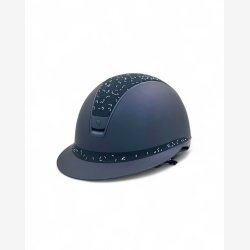 Samshield Ridehjelm Miss Shield 2,0 Matt "Crystal leaf Top-Band Matt Blue Trim" Navy