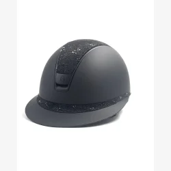 Samshield Ridehjelm Miss Shield 2,0 Matt "Spring Flower Top-Band  Mat Black Trim-Blaizon" 
