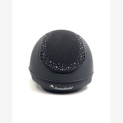 Samshield Ridehjelm Miss Shield 2,0 Matt "Night Pearl Top-Band Mat Black Trim-Blaizon"