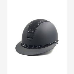 Samshield Ridehjelm Miss Shield 2,0 Matt "Night Pearl Top-Band Mat Black Trim-Blaizon"