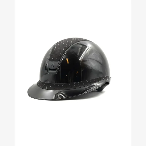 Samshield Ridehjelm Miss Shield 2,0 Glossy "Aztec Top, Band og Blazon Matt Black" Black