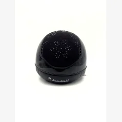 Samshield Ridehjelm Miss Shield 2,0 Glossy "Crystal Bloom Matt Black Blazon/trim" Black