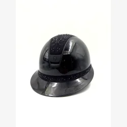 Samshield Ridehjelm Miss Shield 2,0 Glossy "Crystal Bloom Matt Black Blazon/trim" Black