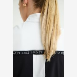 Maya Delorez St�vnebluse "Competition Sport Shirt" White/Black