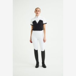 Maya Delorez St�vnebluse "Competition Sport Shirt" White/Black