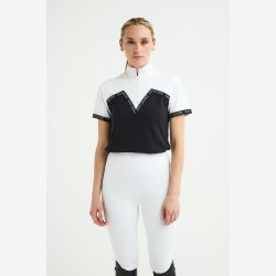 Maya Delorez St�vnebluse "Competition Sport Shirt" White/Black