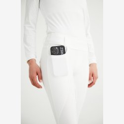Maya Delorez Ridebukser "Compression Breeches Fullgrip" White
