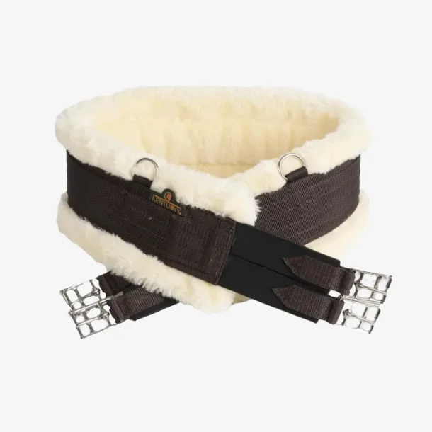 Kentucky Gjord "Sheepskin Girth" Brown