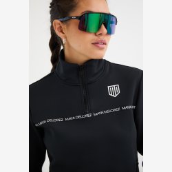 Maya Delorez Sweatshirt "Halfzip" Black