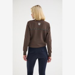 Maya Delorez Sweatshirt "Halfzip" Brown
