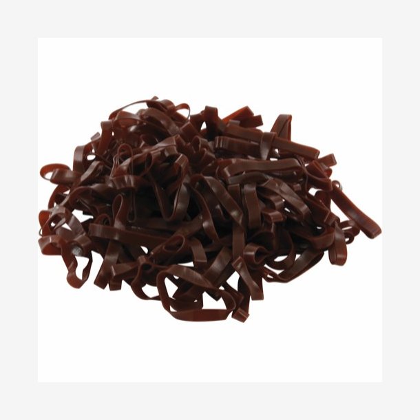 Horse Guard Elastikker "Silicone" Brun 500 stk. i Plastdse