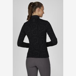 Pikeur Tr�ningsbluse "Print Zip" Black