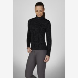 Pikeur Tr�ningsbluse "Print Zip" Black