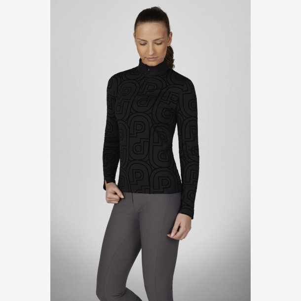 Pikeur Tr�ningsbluse "Print Zip" Black