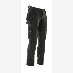 Mascot Bukser aft. hngelommer STRETCH Sort