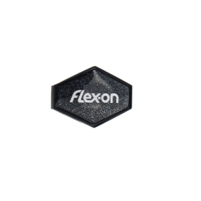 Flex-On Sticker til ridehjelm  Black Glitter