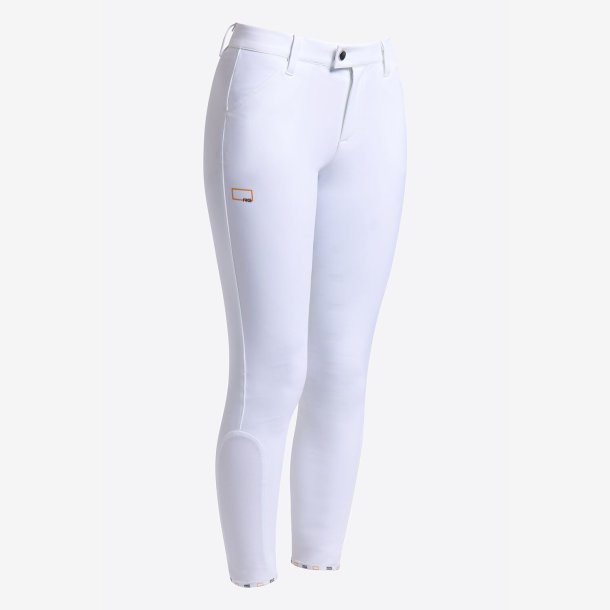 RG Riders Gene Ridebukser Fullgrip "RG Full Grip Breeches Unisex" Junior White