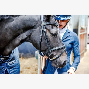 ByWilton Pandebnd Rhinestone Black