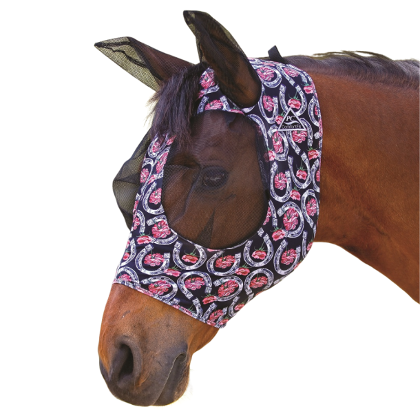 Professionals Choice Fluemaske "Comfort Fit NY m. hul til pandelokken" Horse Shoe