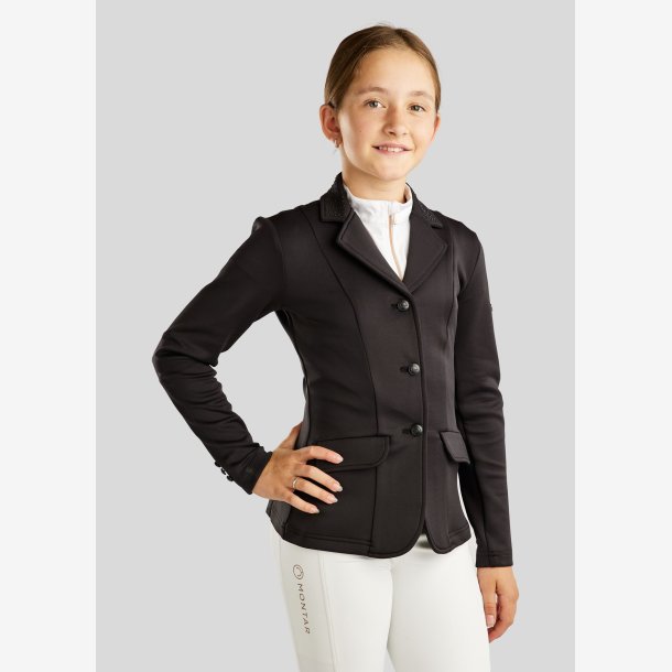 Montar St�vnejakke "Junior med Black Crystals" Black