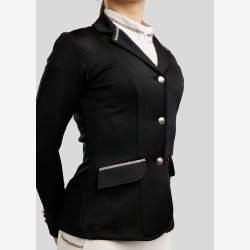 Montar St�vnejakke "Lila Junior Champagne Crystal tape and Crystals" Black