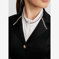 Montar St�vnejakke "Lila Junior Champagne Crystal tape and Crystals" Black